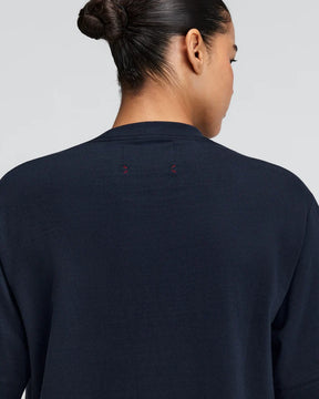 Heavyweight Cotton Box Tee | NY Navy
