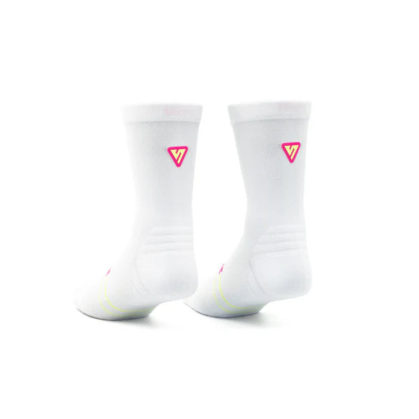 Active Crew Tab Socks | Pink-Lime Limited Edition