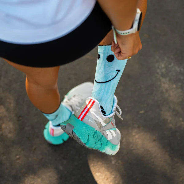 Active Crew Socks | Bubblegum Smile