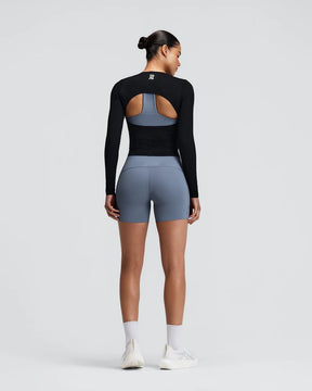 W GeoMesh Eclipse Long Sleeve | Black
