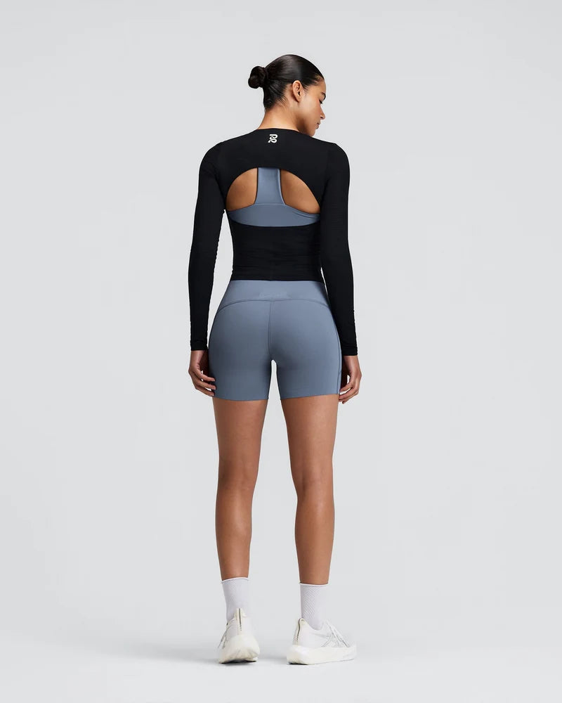 W GeoMesh Eclipse Long Sleeve | Black