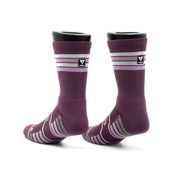Trail Running Socks | Midnight Plum