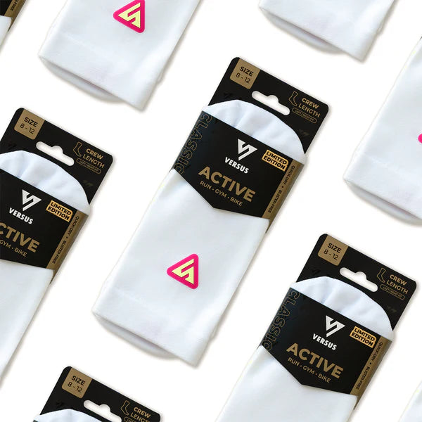 Active Crew Tab Socks | Pink-Lime Limited Edition