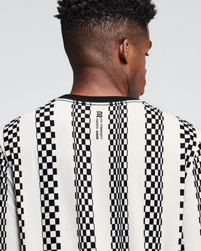 M Micromesh Long Sleeve | Checkerboard Stripe
