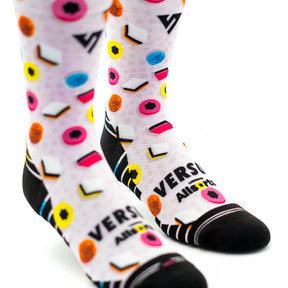 Active Crew Socks | Allsorts Liquorice 2.0
