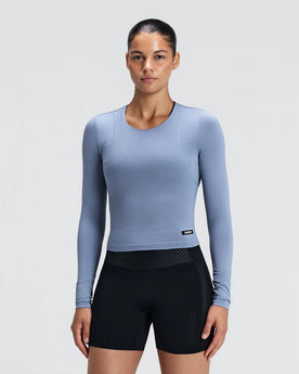 W GeoMesh Eclipse Long Sleeve | Steel Horizon