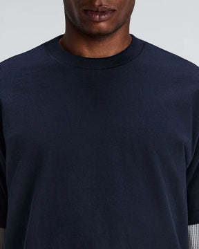 Heavyweight Cotton Box Tee | NY Navy