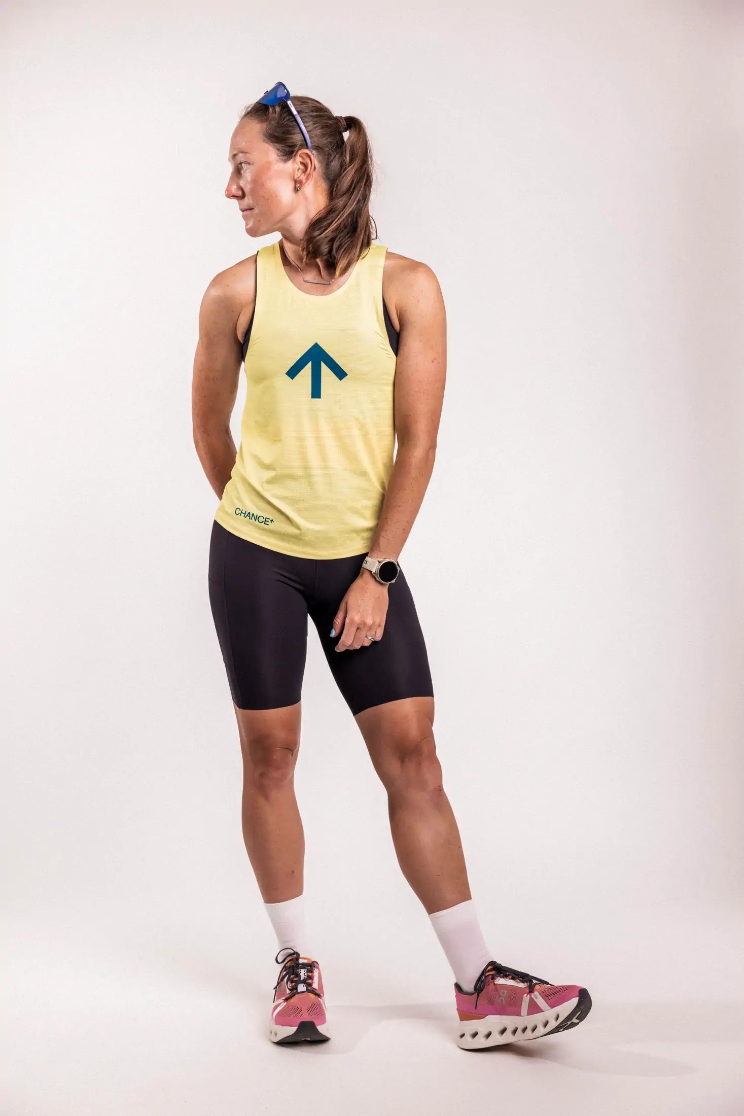AROW Singlet | Golden Hour Cerulean