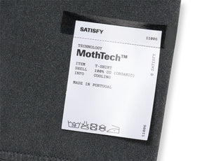 M MothTech T-Shirt | Aged Black