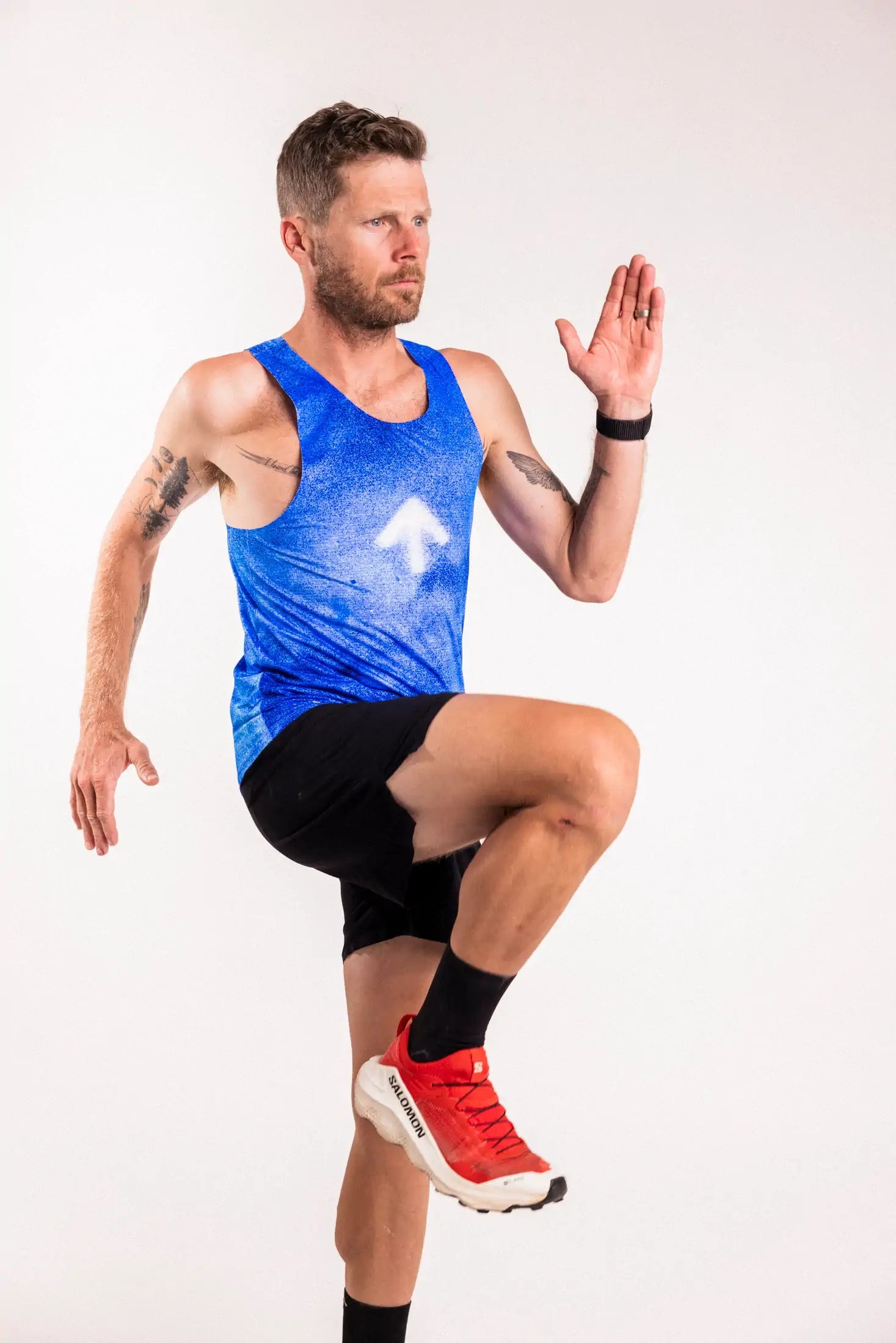 AROW Singlet | Cyanotype