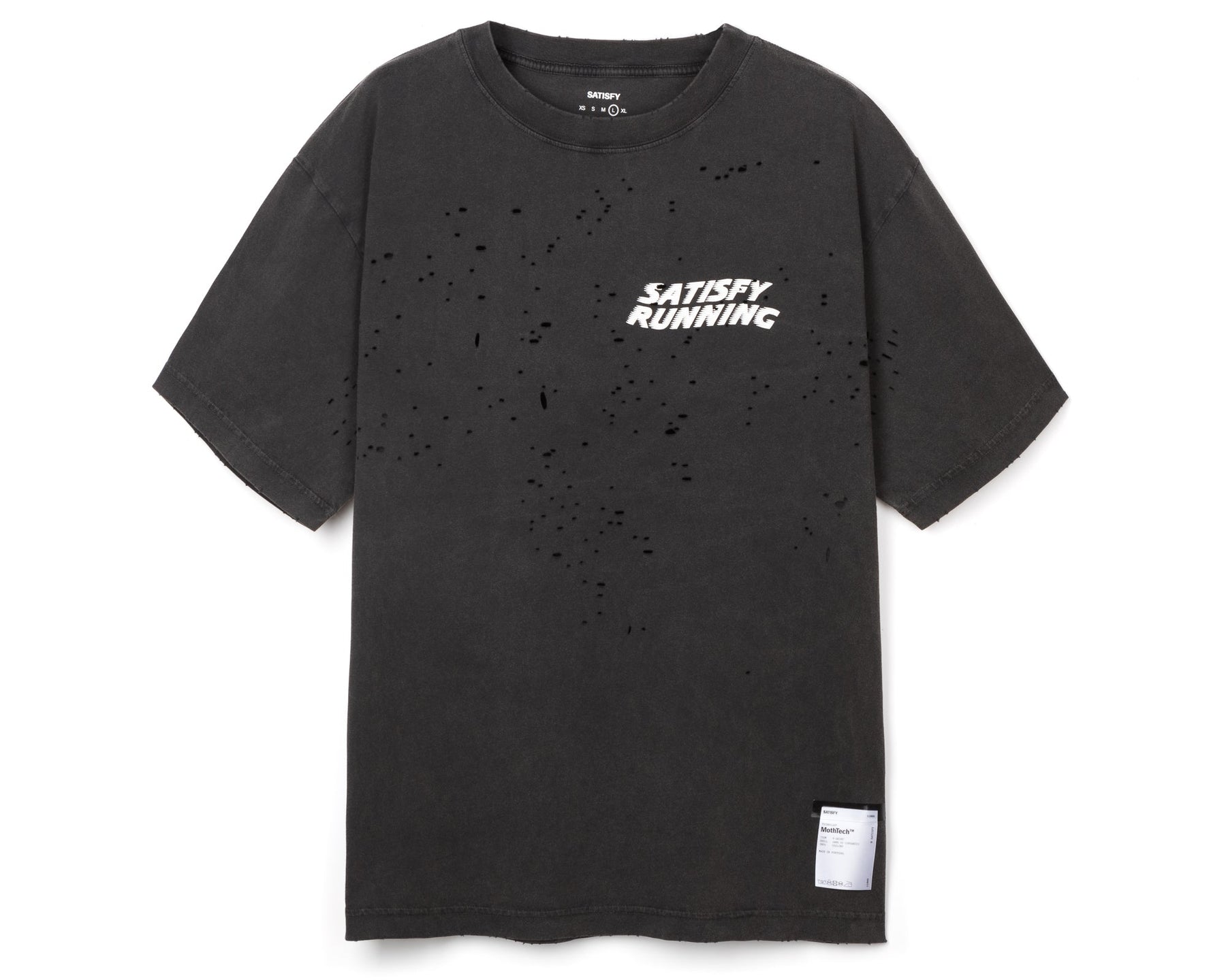 M MothTech T-Shirt | Aged Black 00A08