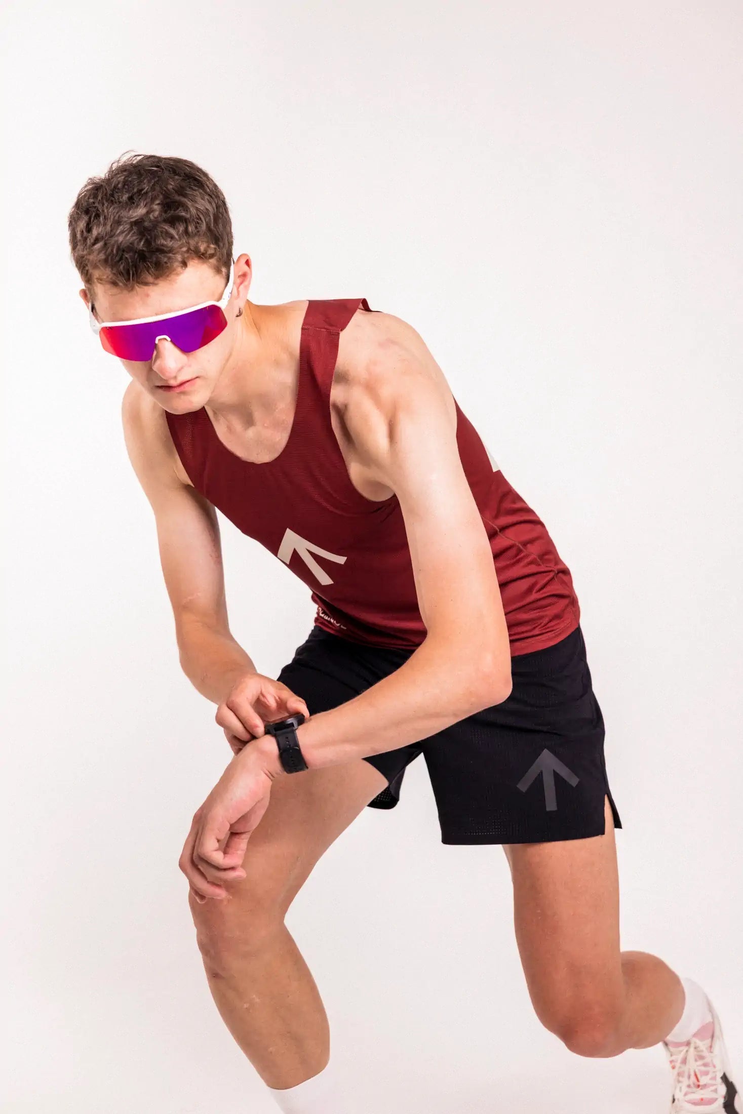 AROW Singlet | Baked Earth Warm Stone