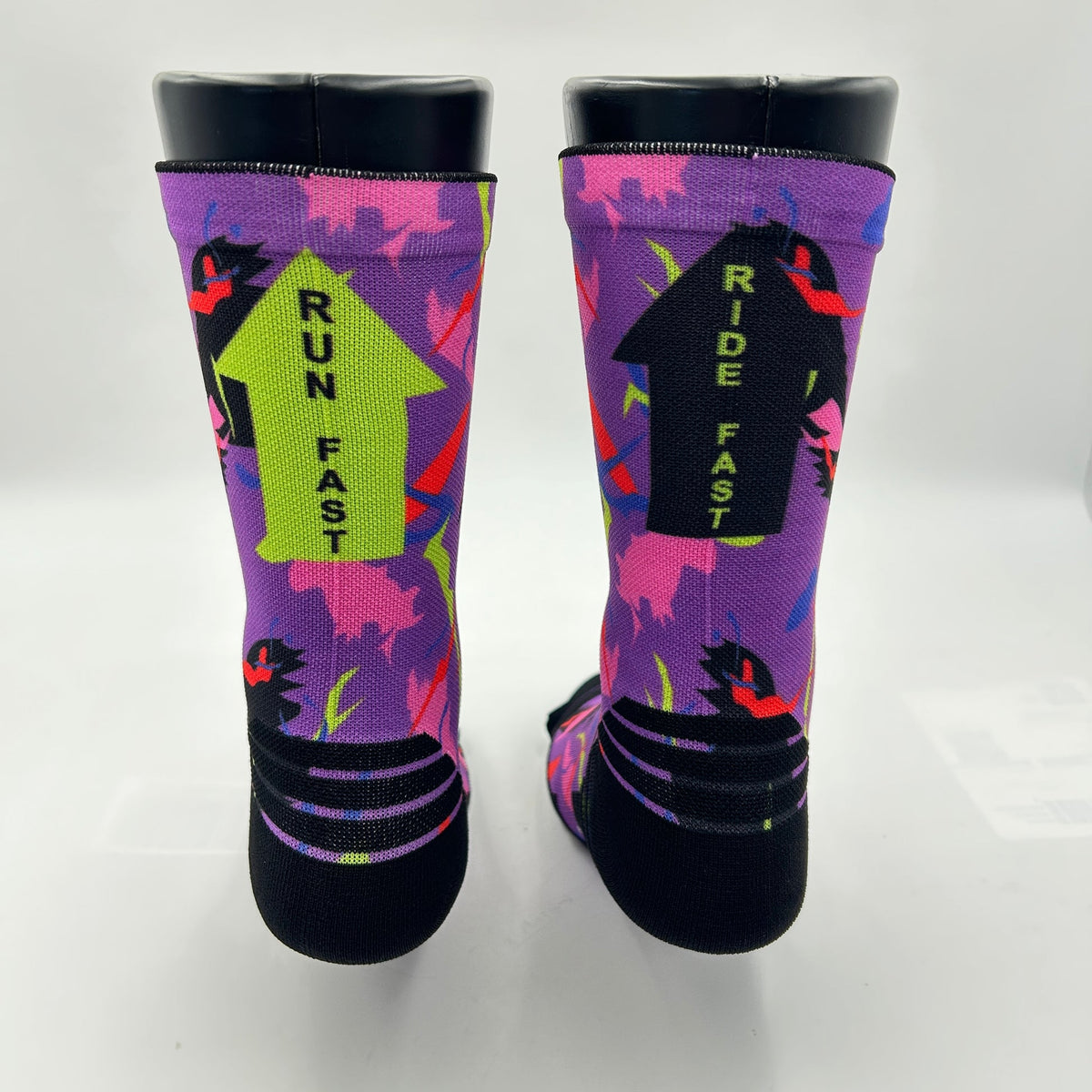 Arty Active Socks | Purple Splatter