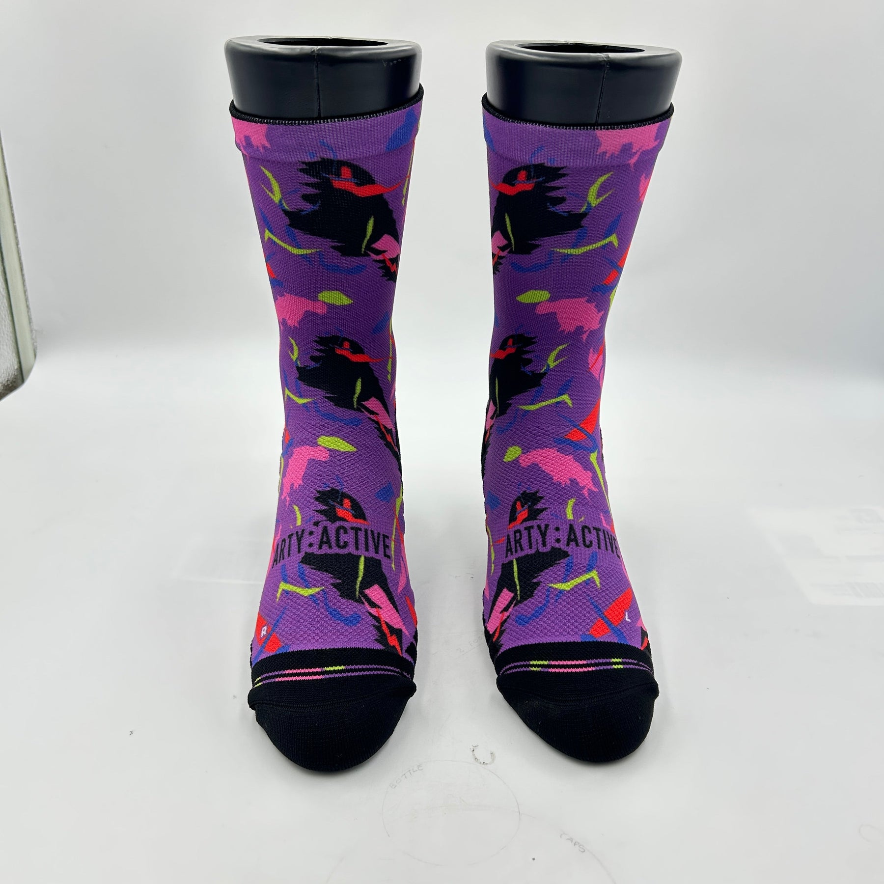 Arty Active Socks | Purple Splatter