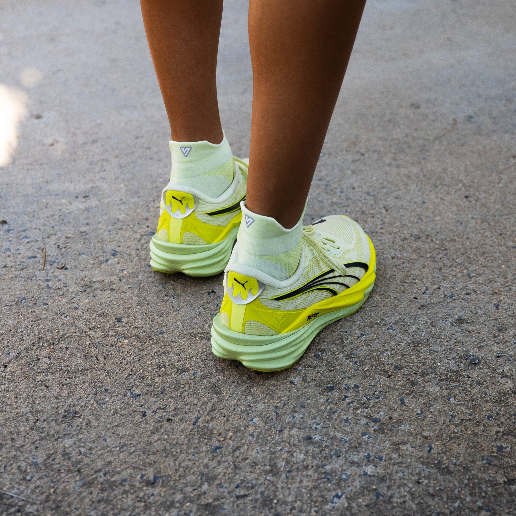 Running Ankle Socks | Sunny Lime