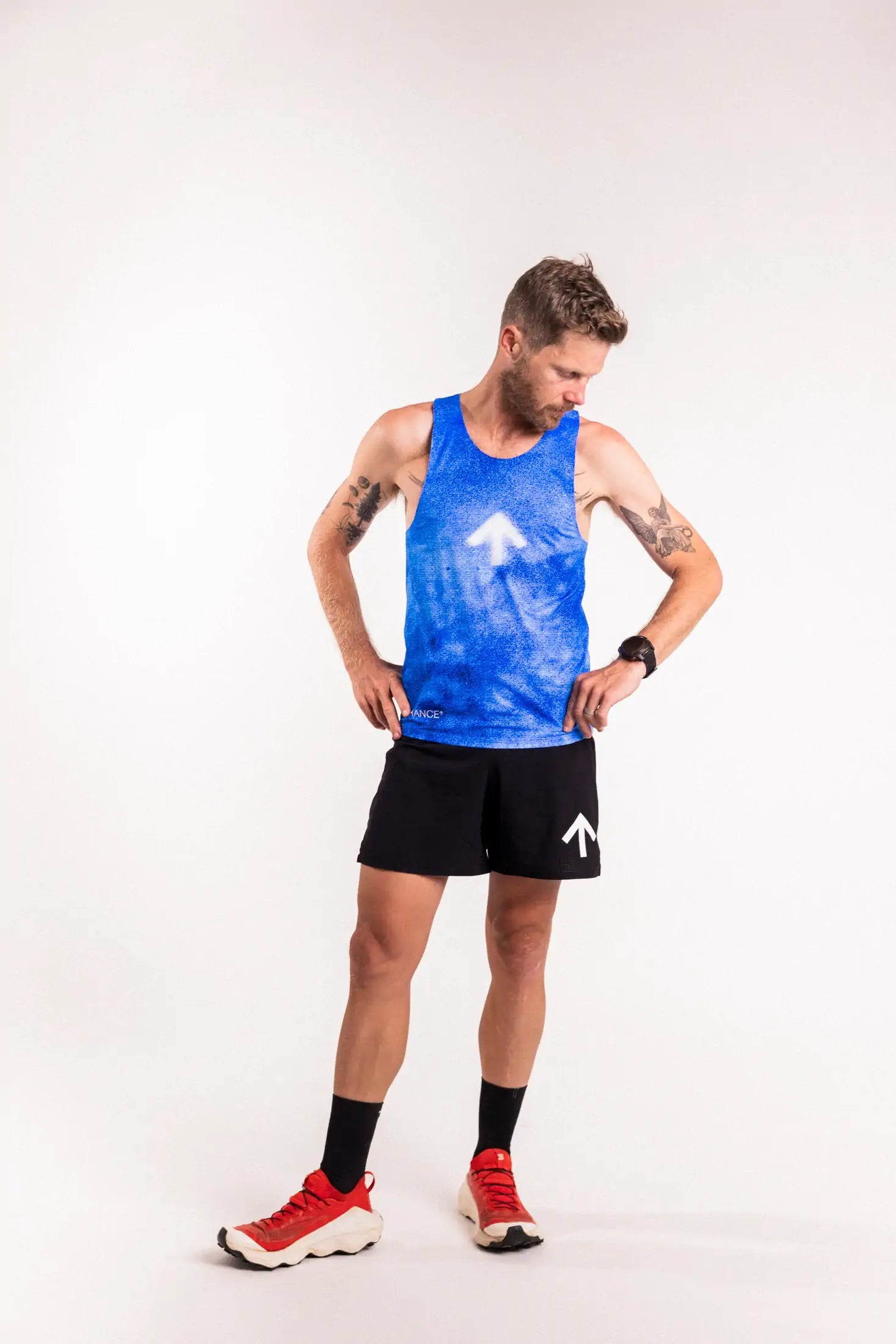 AROW Singlet | Cyanotype