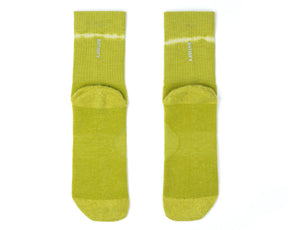 Merino Nylon Tube Socks | Tie-Dye Grenoble Green