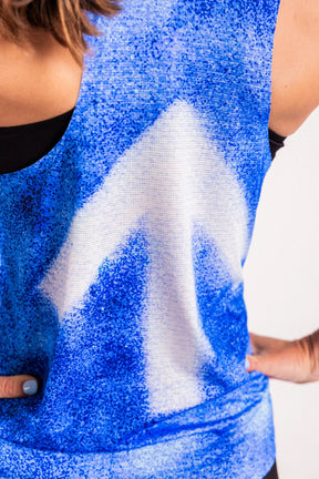 AROW Singlet | Cyanotype