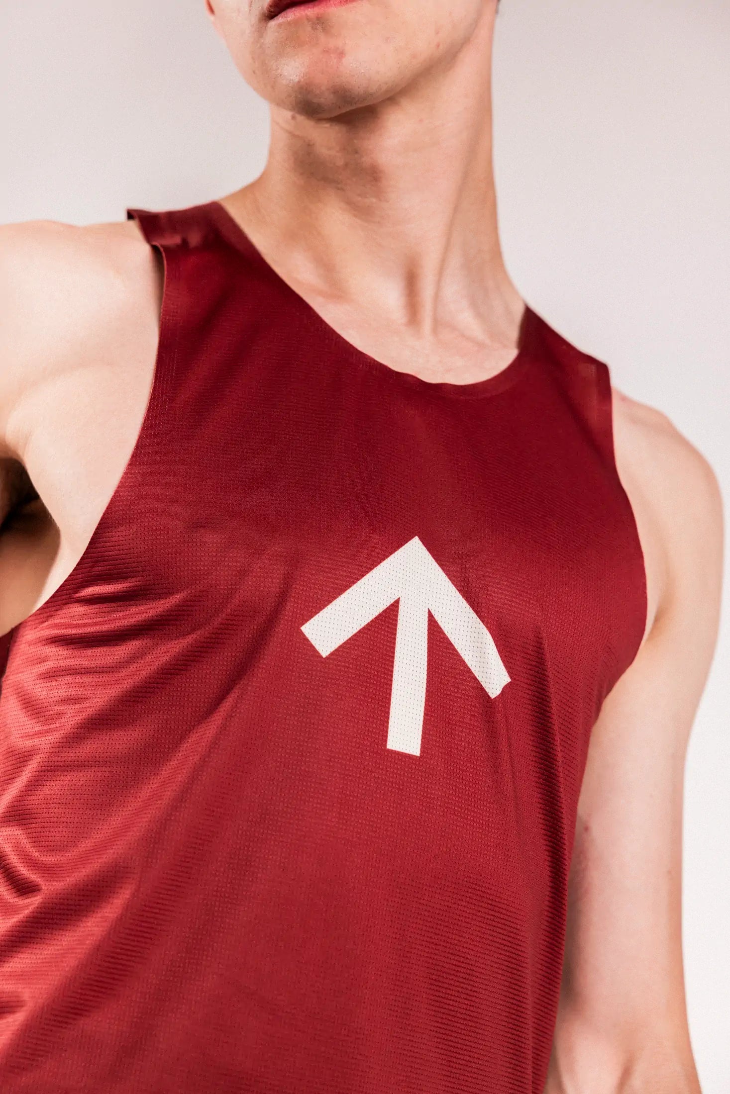 AROW Singlet | Baked Earth Warm Stone