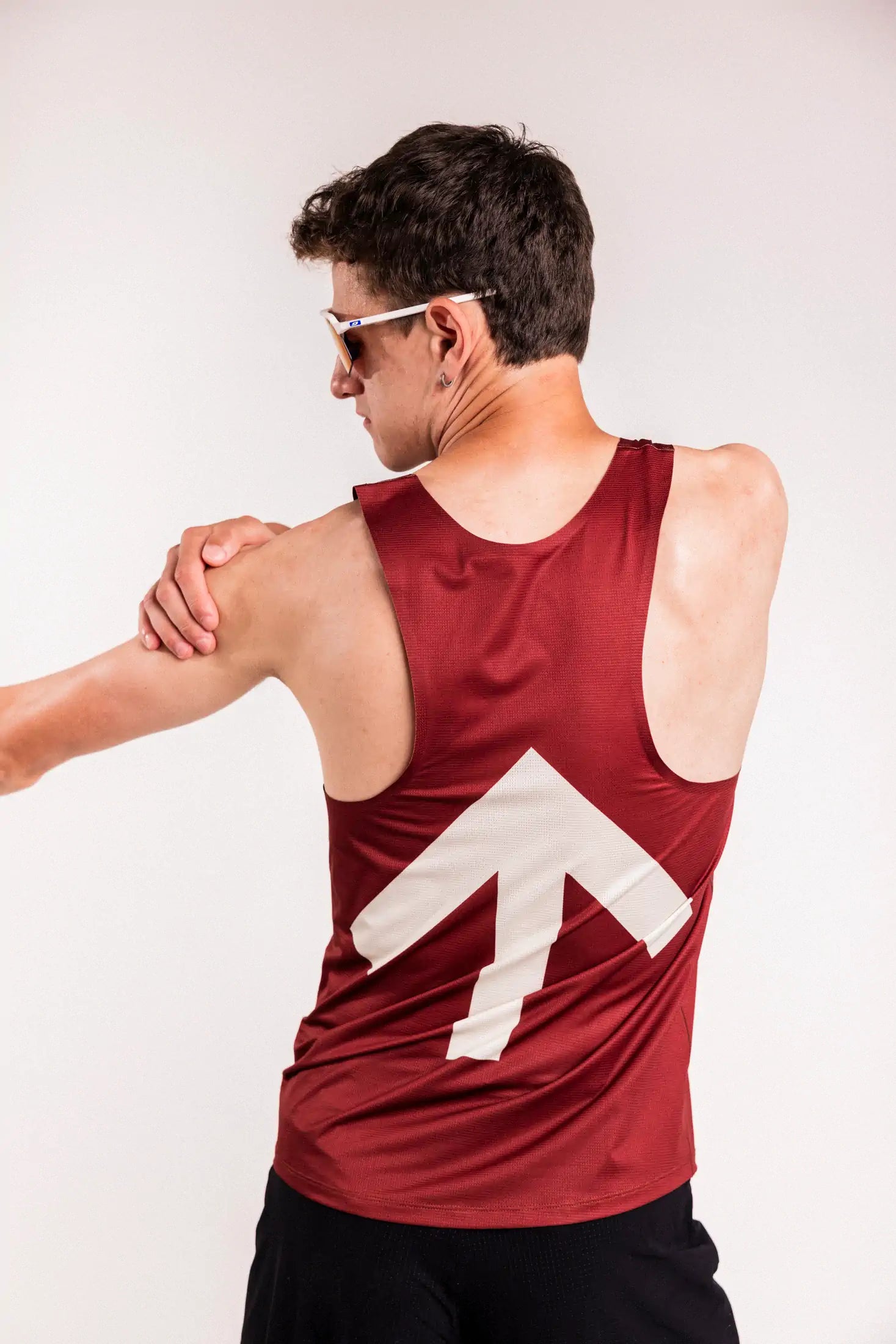 AROW Singlet | Baked Earth Warm Stone