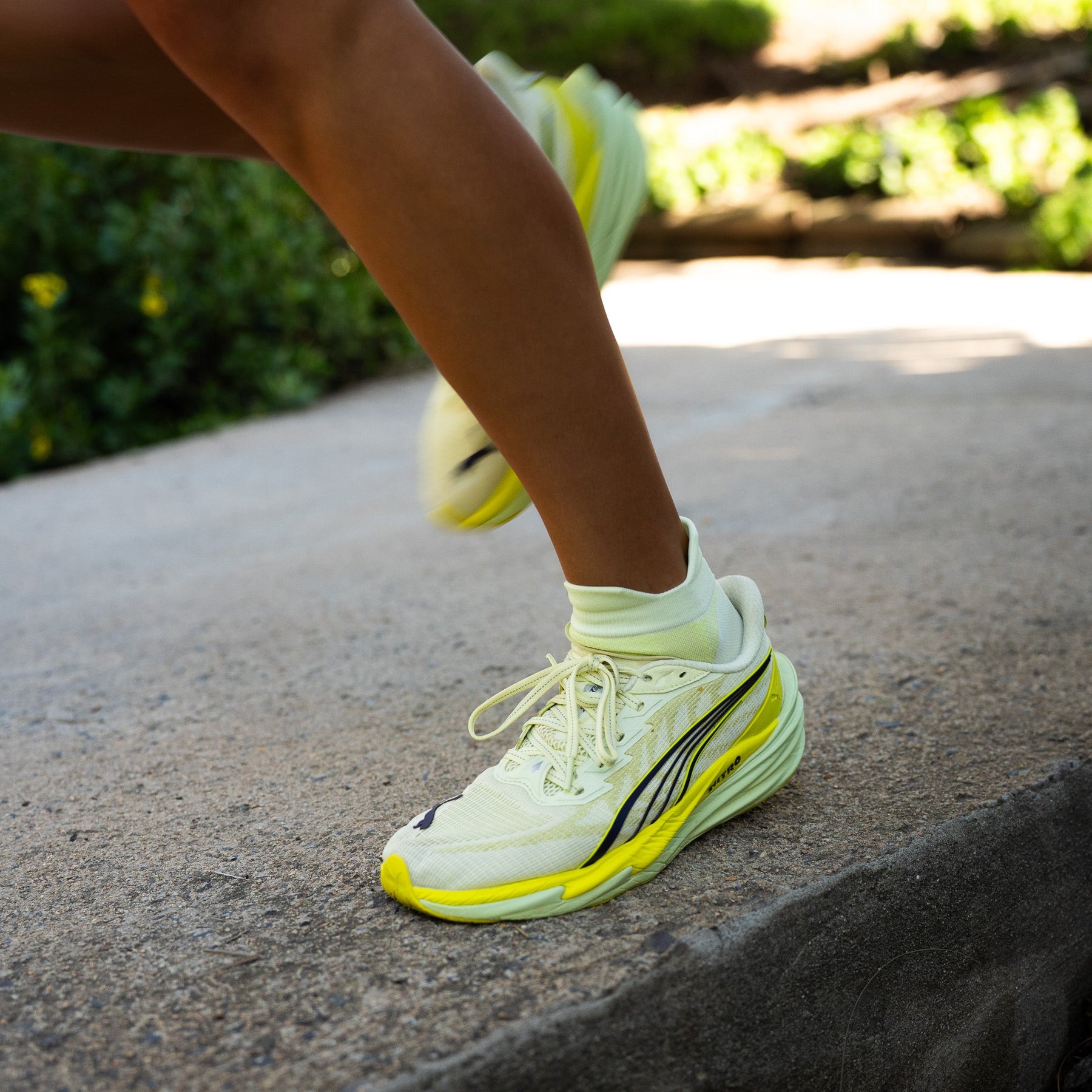 Running Ankle Socks | Sunny Lime