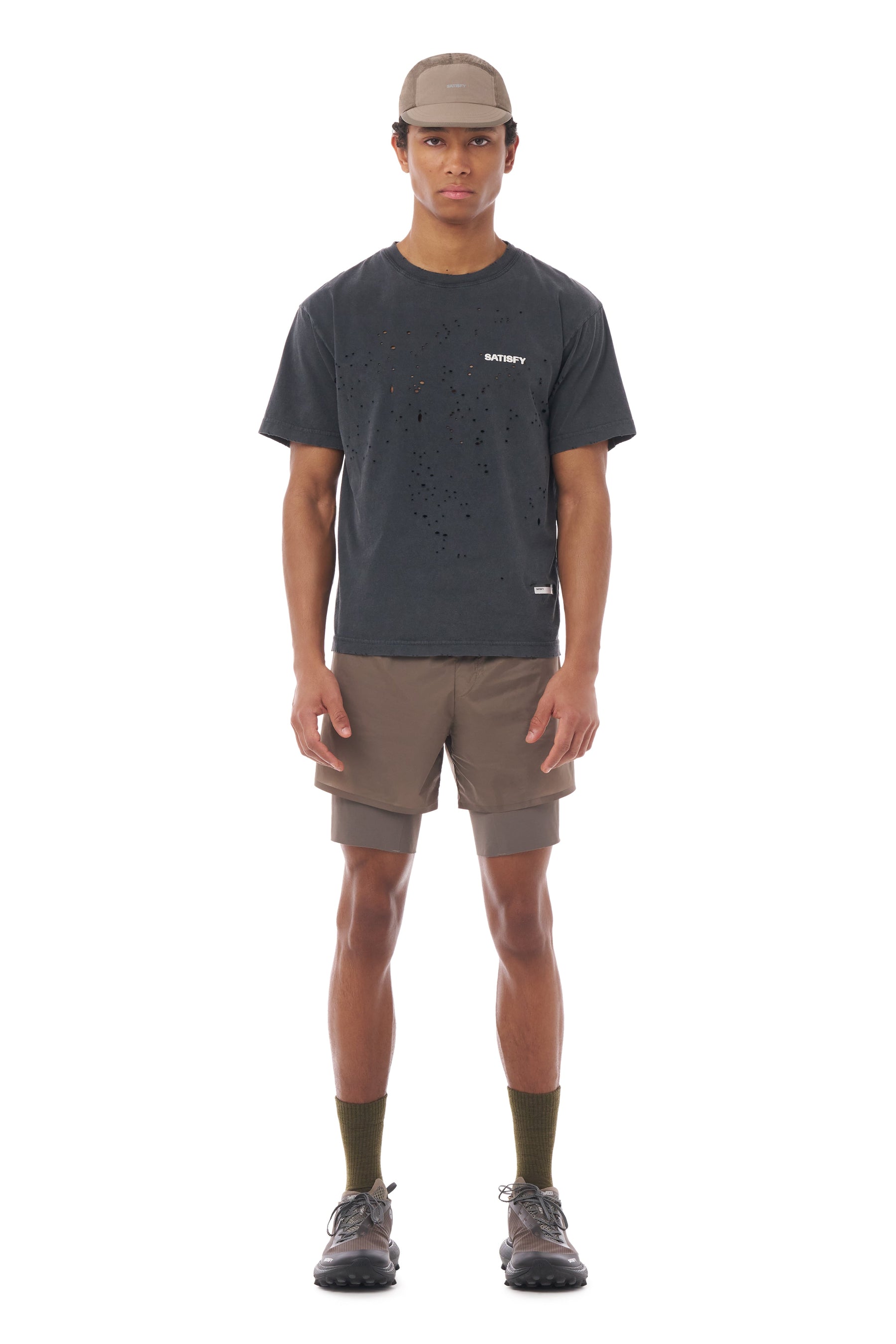 M MothTech T-Shirt | Aged Black