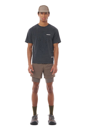 M MothTech T-Shirt | Aged Black