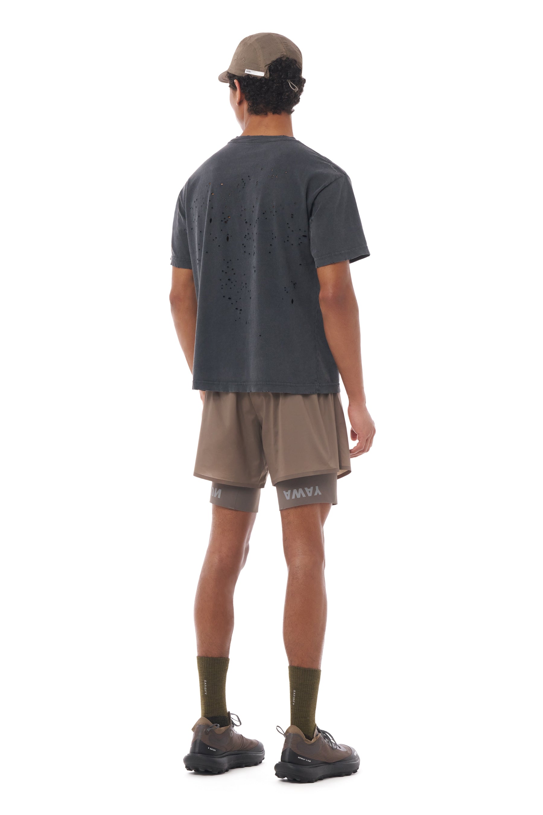 M MothTech T-Shirt | Aged Black