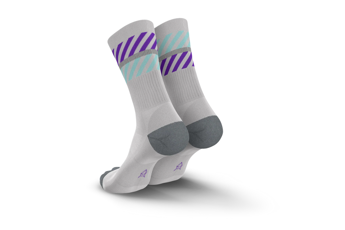 美麗諾羊毛淺色車道灰紫色