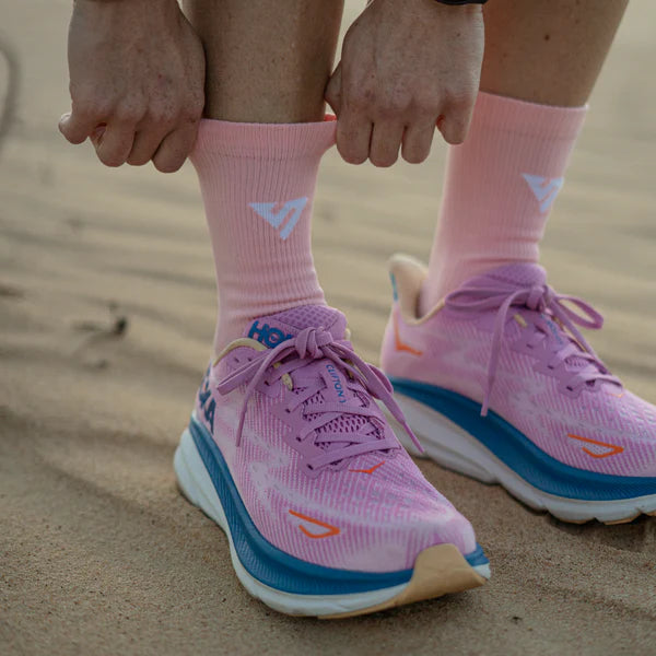 Merino Winter Socks | Pink Sky