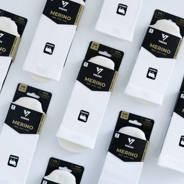 Merino Winter Socks | White Polar