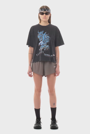 W MothTech T-Shirt | Aged Black 00A15