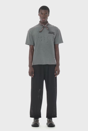 M MothTech T-Shirt | Faded Black 01A08