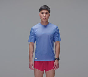 Men's SS Hot Weather T | Lilac/Blue