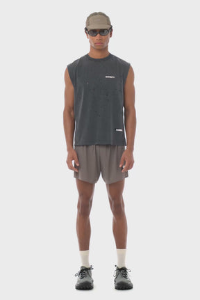 M MothTech Muscle Tee | Aged Black