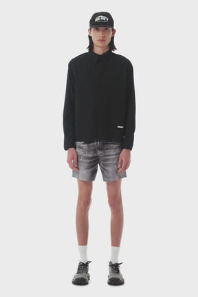 M PeaceShell 5" Unlined Shorts | Black Denim