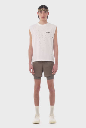 M MothTech Muscle Tee | Aged Grey