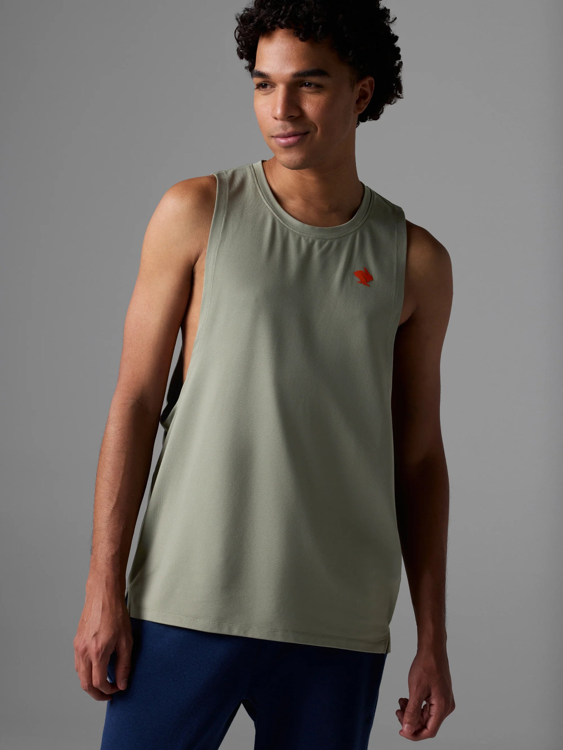 M EZ Drop Arm Tank | Pale Brown