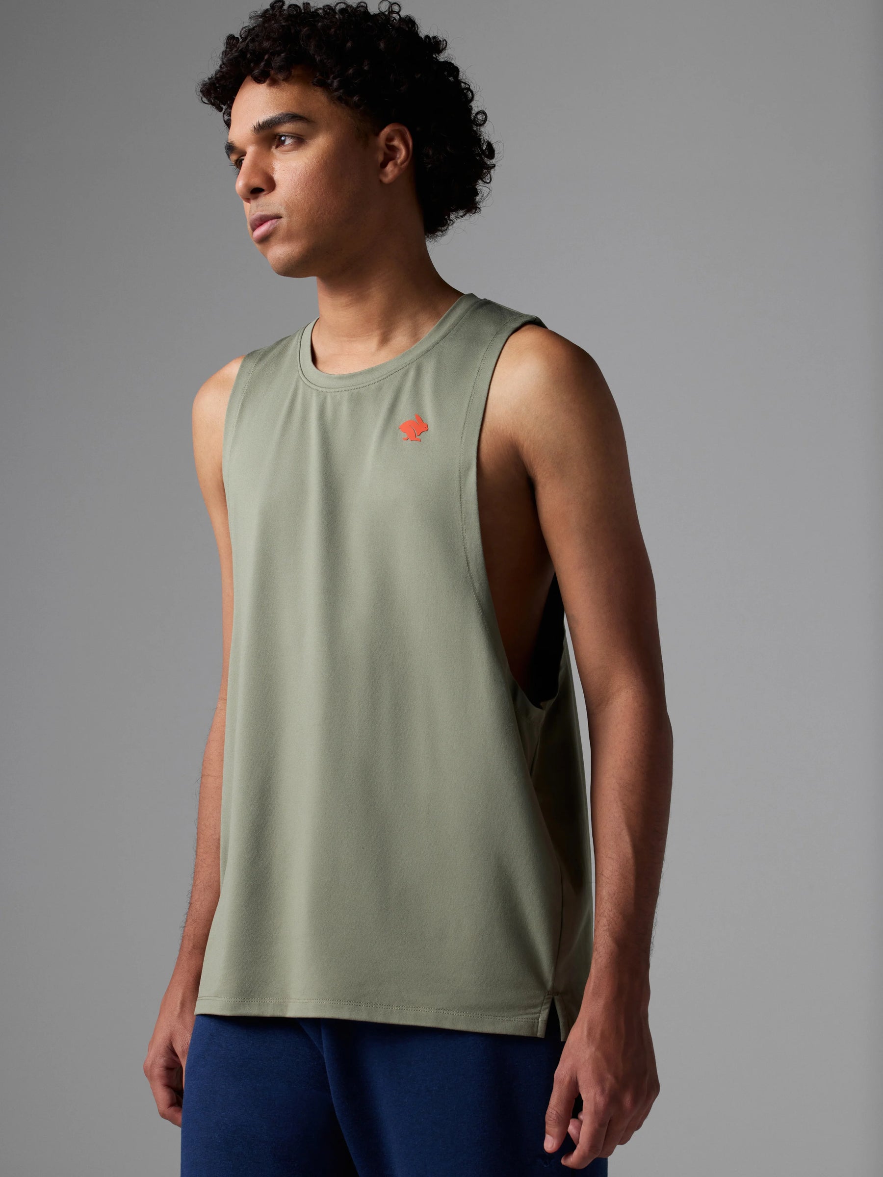M EZ Drop Arm Tank | Pale Brown