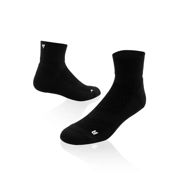 Running Quarter Socks | Black