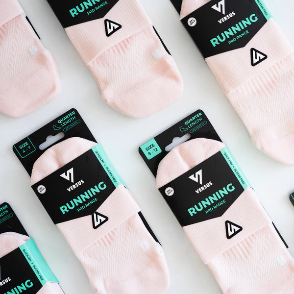 Running Quarter Socks | Dirty Pink