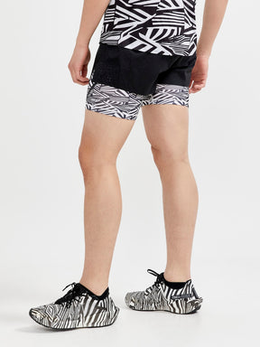MEN'S DAZZLE CAMO 2IN1 SHORTS