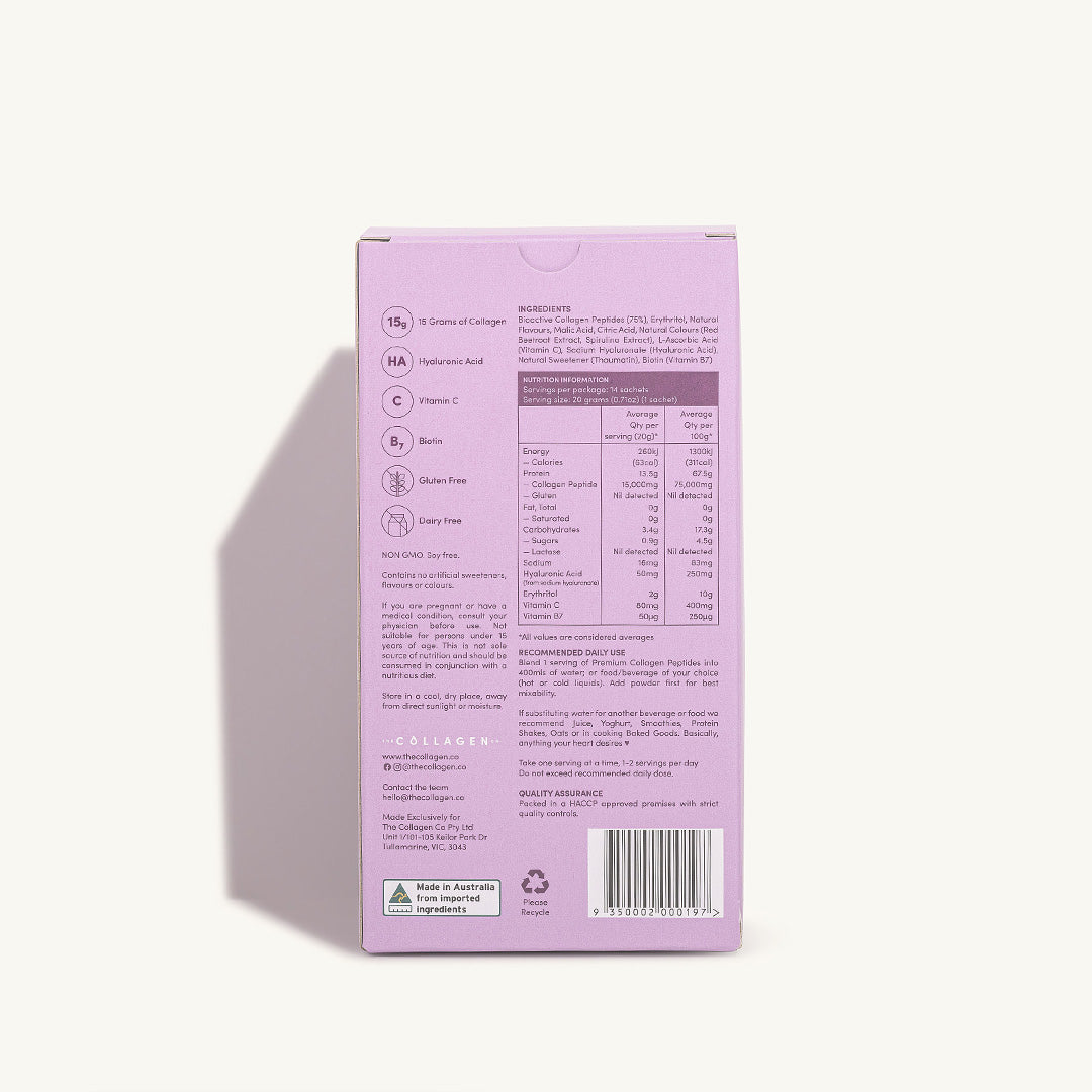 混合莓果膠原蛋白袋 - 280g 