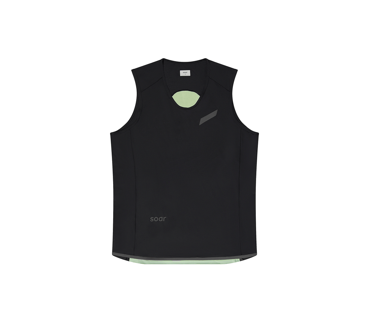 M Singlet | Gleam Black