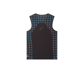 Men's Singlet | Black/Green Cross