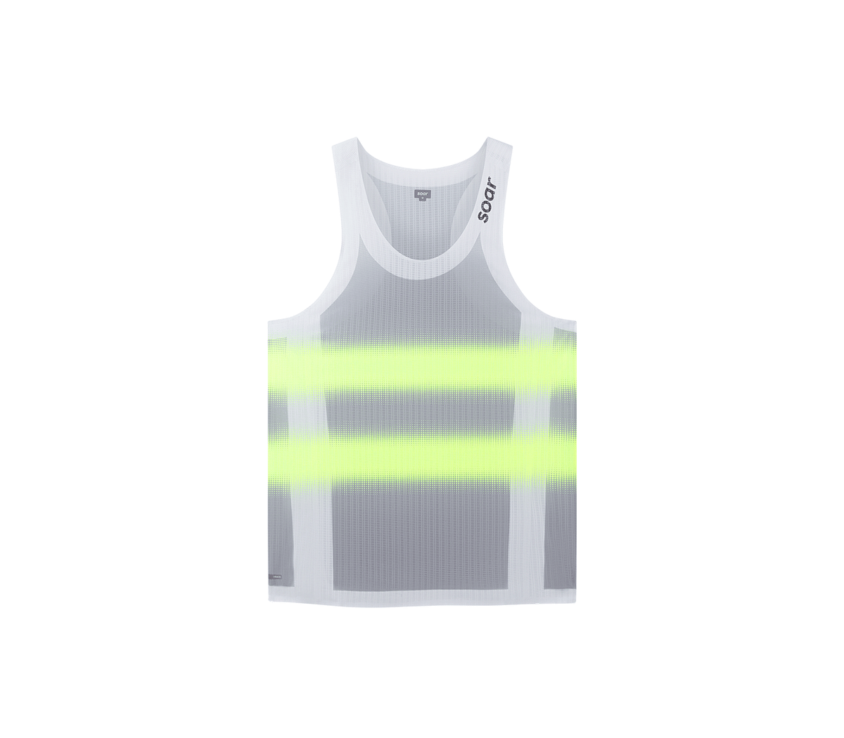 Race Vest | Silver/Fluro Yellow